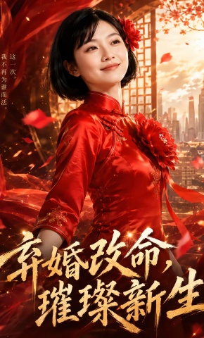 短剧《弃婚改命，璀璨新生》海报