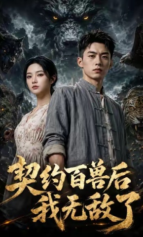 短剧《契约百兽后我无敌了》海报
