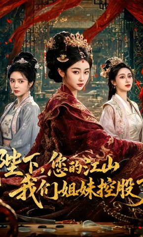 短剧《陛下，您的江山我们姐妹控股了》海报