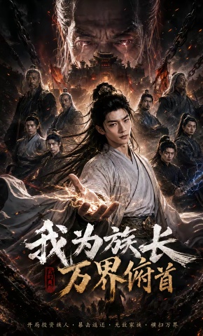 短剧《我为族长，万界俯首》海报