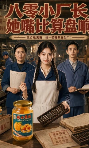 短剧《八零小厂长她嘴比算盘响》海报