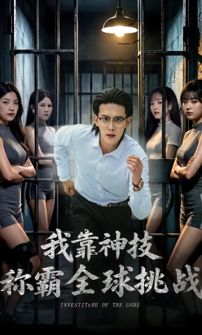 短剧《我靠神技称霸全球挑战》海报