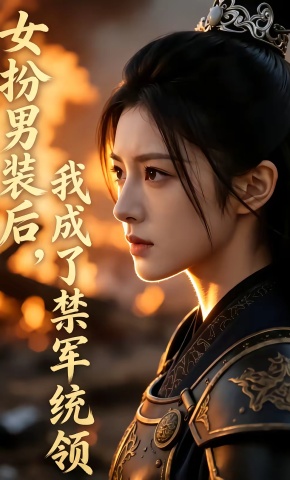 短剧《女扮男装后，我成了禁军统领》海报