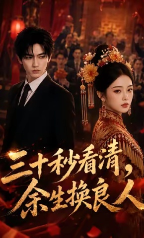 短剧《三十秒看清，余生换良人》海报