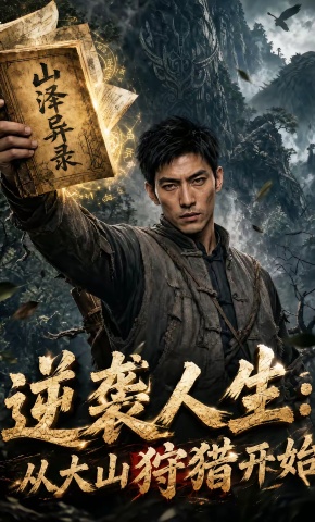 短剧《逆袭人生：从大山狩猎开始》海报