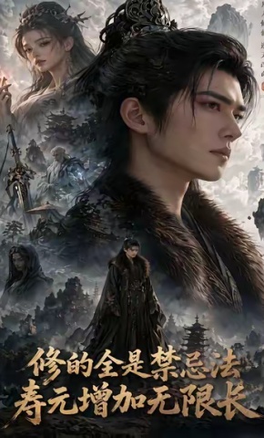 短剧《修的全是禁忌法，寿元增加无限长》海报