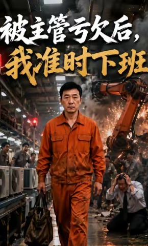 短剧《被主管亏欠后，我准时下班》海报