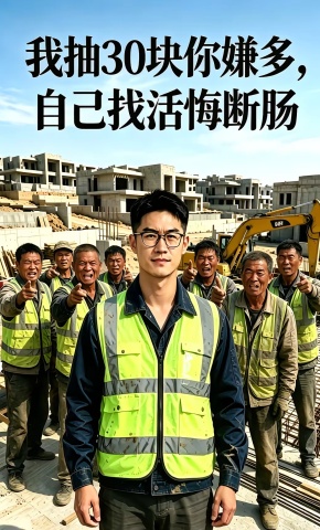 短剧《我抽30块你嫌多，自己找活悔断肠》海报