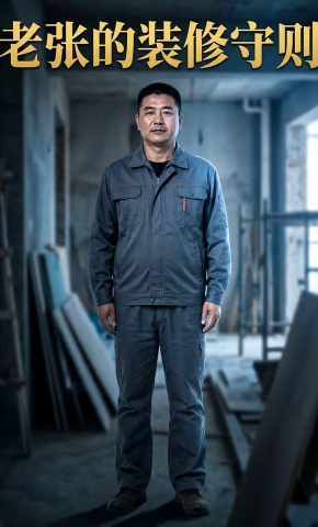 短剧《老张的装修守则》海报
