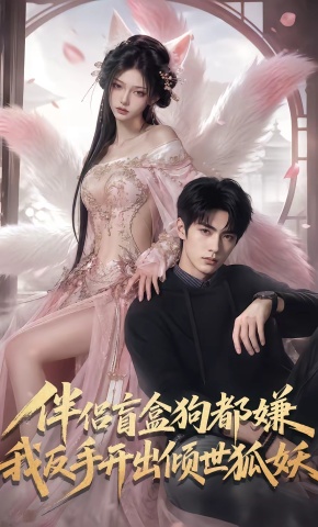 短剧《伴侣盲盒狗都嫌，我反手开出倾世狐妖》海报