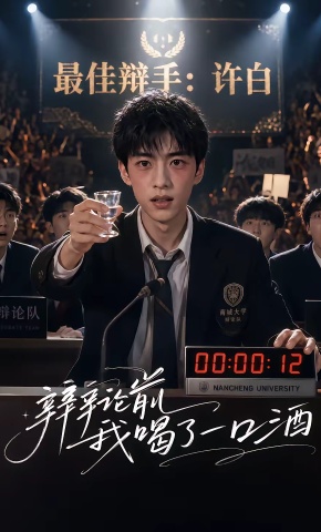 短剧《辩论前我喝了一口酒》海报