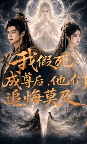 短剧《我假死成尊后，他们追悔莫及》海报