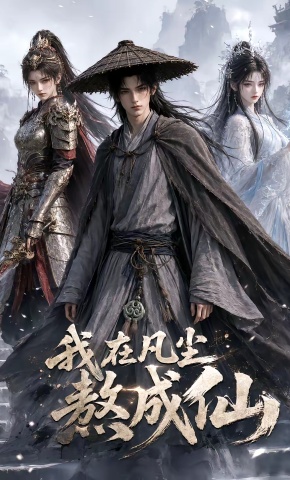 短剧《我在凡尘熬成仙》海报
