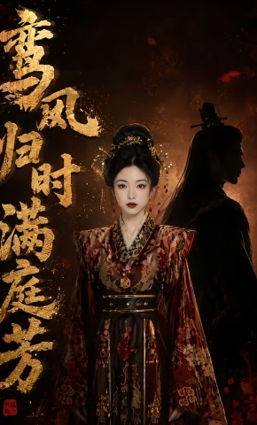 短剧《鸾凤归时满庭芳》海报