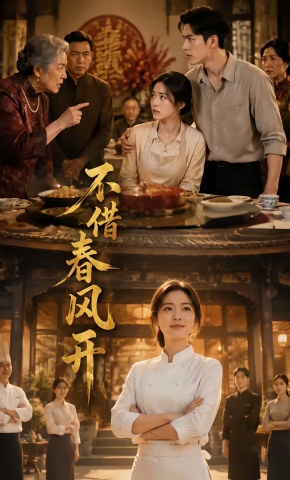 短剧《不借春风开》海报