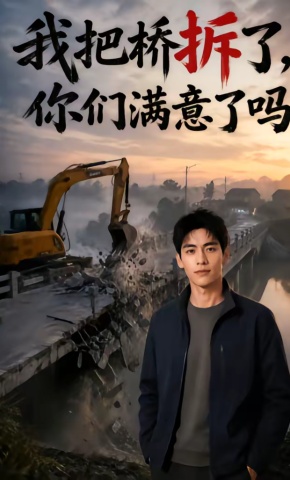 短剧《我把桥拆了，你们满意了吗》海报
