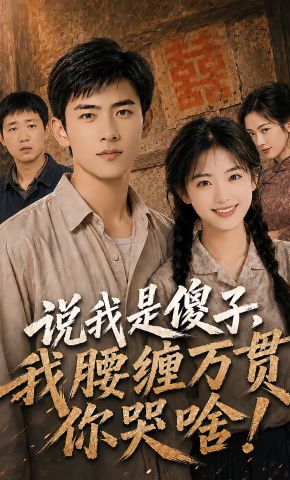 短剧《说我是傻子，我腰财满贯你哭啥！》海报