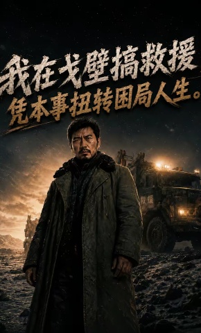 短剧《我在戈壁搞救援，凭本事扭转困局人生》海报