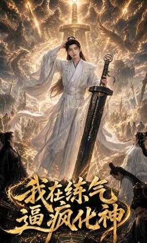 短剧《我在练气逼疯化神》海报