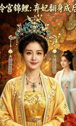短剧《冷宫锦鲤：弃妃翻身成后》海报