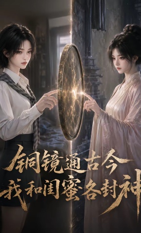 短剧《铜镜通古今，我和闺蜜各封神》海报