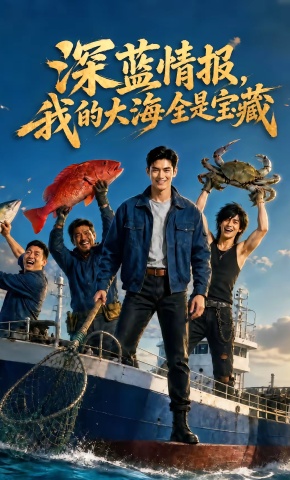 短剧《深蓝情报我的大海全是宝藏》海报