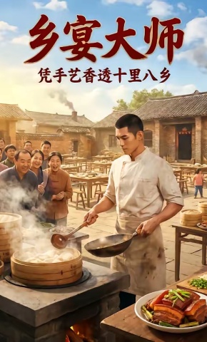 短剧《乡宴大师：凭手艺香透十里八乡》海报