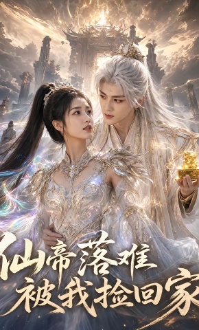 短剧《仙帝落难被我捡回家》海报