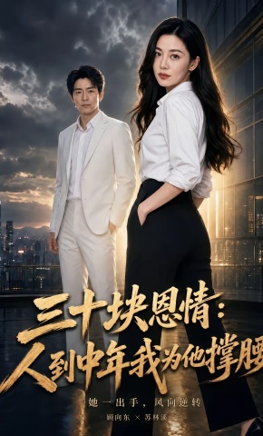 短剧《三十块恩情：人到中年我为他撑腰》海报