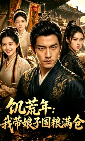 短剧《饥荒年：我带娘子围粮满仓》海报