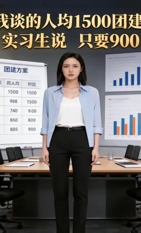 短剧《我谈的人均1500团建实习生说只要900》海报