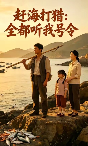 短剧《赶海打猎：全都听我号令》海报
