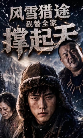 短剧《风雪猎途，我替全家撑起天》海报