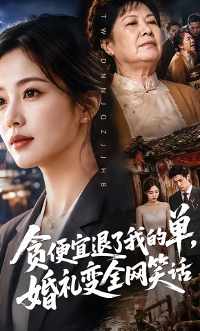 短剧《贪便宜退了我的单，婚礼变全网笑话》海报