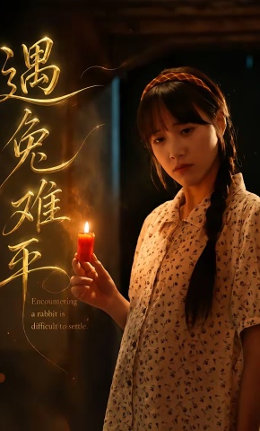 短剧《遇兔难平》海报