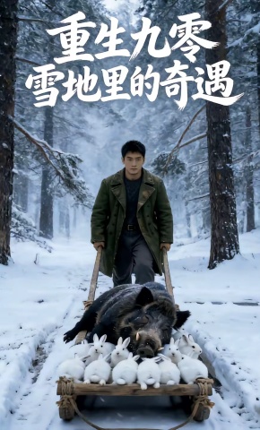 短剧《重生九零，雪地里的奇遇》海报