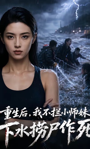 短剧《重生后，我不拦小师妹下水捞尸作死》海报