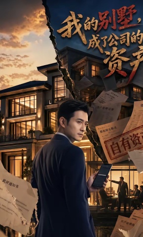 短剧《我的别墅，成了公司的资产》海报