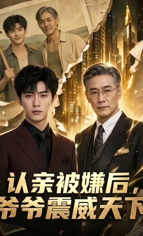 短剧《认亲被嫌后，爷爷震威天下》海报