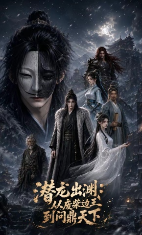 短剧《潜龙出渊：从废柴边王到问鼎天下》海报