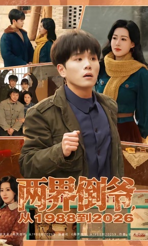 短剧《两界倒爷，从1988到2026》海报