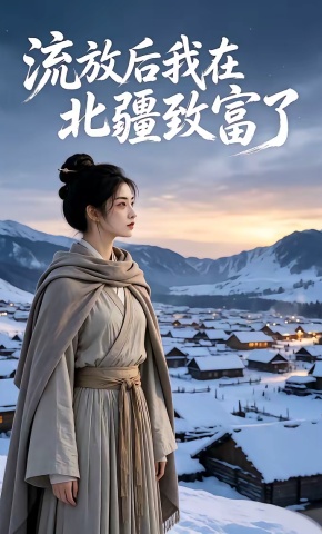 短剧《流放后我在北疆致富了》海报