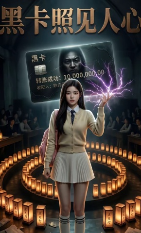 短剧《黑卡照见人心》海报
