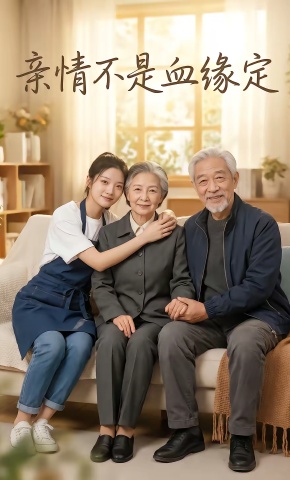 短剧《亲情不是血缘定》海报