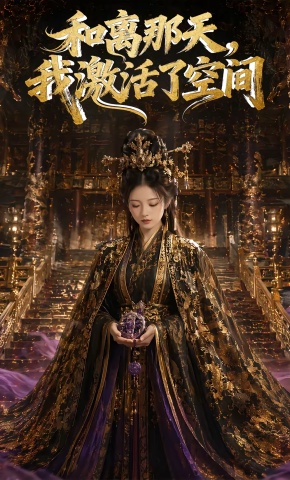 短剧《和离那天，我激活了空间》海报
