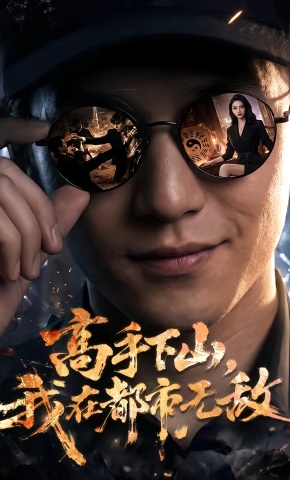 短剧《高手下山，我在都市无敌》海报