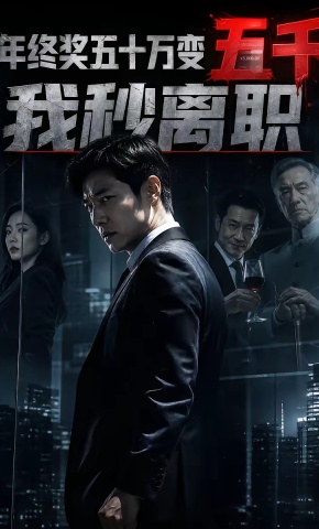 短剧《年终奖五十万变五千，我秒离职》海报
