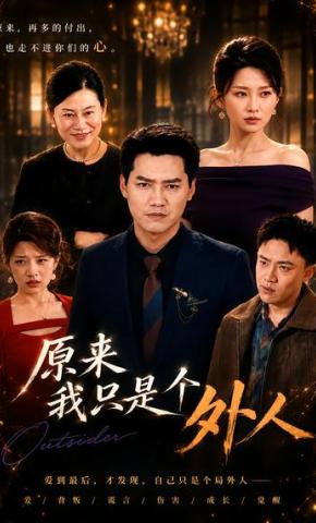 短剧《原来我只是个外人》海报