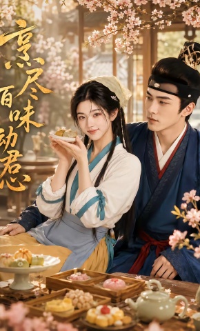 短剧《烹尽百味动君心》海报