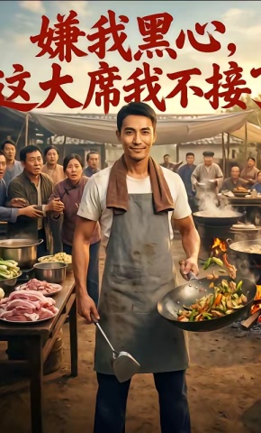短剧《嫌我黑心，这大席我不接了》海报